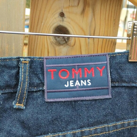 Tommy Hilfiger Jeans Mens 34x30 URBAN Jean Relaxed Denim Cotton Button Fly - Picture 7 of 13